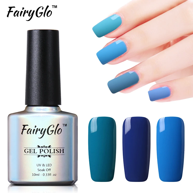 FairyGlo 10ml Blue Color Nail Gel Polish Vernis Semi Permanent UV Gel Nail Polish Soak Off Gel Varnish Nail Art Lacquer Gellak
FairyGlo 10ml Blue Color Nail Gel Polish Vernis Semi Permanent UV Gel Nail Polish Soak Off Gel Varnish Nail Art Lacquer Gellak