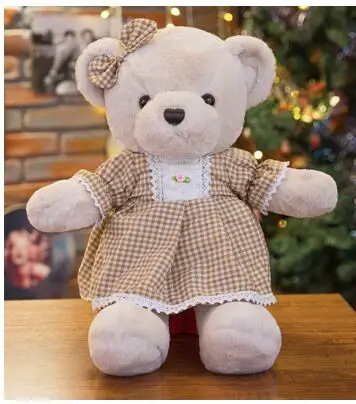 Фото creative plush toy beautiful skirt teddy bear large 55cm lovely soft doll throw pillow Christmas gift s2814 | Игрушки и хобби
