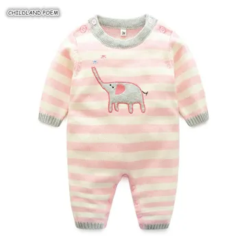Knitted Baby Clothes 100% Cotton Newborn Baby Rompers Long Sleeve Infant Baby Girls Jumpsuit Spring Baby Girl Romper Clothes 
Knitted Baby Clothes 100% Cotton Newborn Baby Rompers Long Sleeve Infant Baby Girls Jumpsuit Spring Baby Girl Romper Clothes