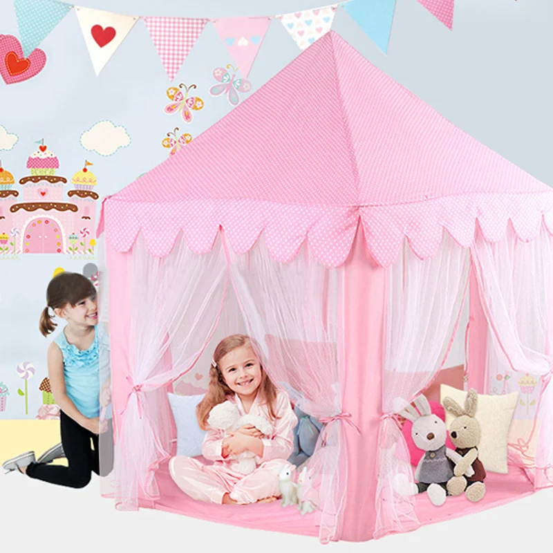 Kids Portable Play Outdoor Anti-mosquito Curtains Garden Toys Tent Pop Up Princess Girl Outdoor Playhouse Castle House
Kids Portable Play Outdoor Anti-mosquito Curtains Garden Toys Tent Pop Up Princess Girl Outdoor Playhouse Castle House