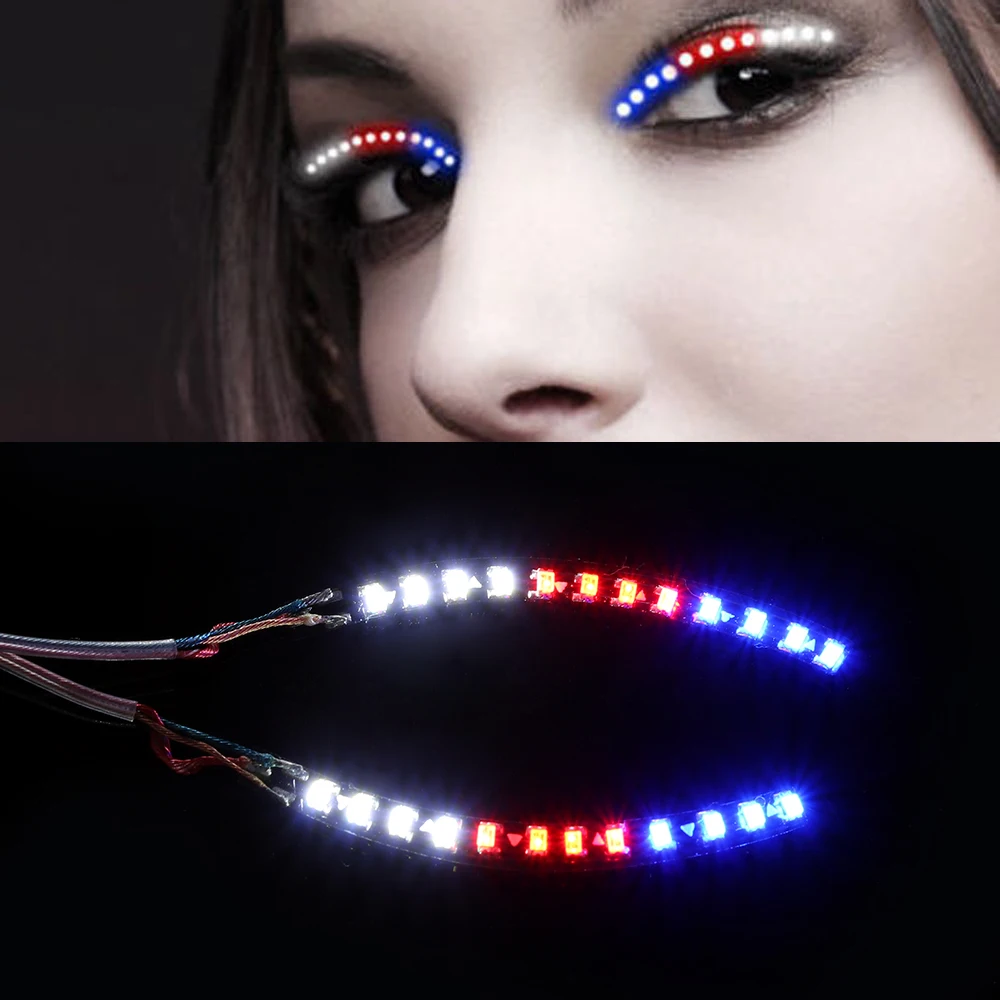 1 Set Luminous False Eyelashes LED Luminous Lashes Party Club Bar Voice Activated &Button Control Cool Halloween Makeup Tools
1 Set Luminous False Eyelashes LED Luminous Lashes Party Club Bar Voice Activated &Button Control Cool Halloween Makeup Tools