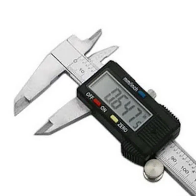 1 PC Hot Stainless 6" 150 mm Digital Vernier Caliper Micrometer Guage Widescreen Electronic Accurately Measuring P28 
1 PC Hot Stainless 6" 150 mm Digital Vernier Caliper Micrometer Guage Widescreen Electronic Accurately Measuring P28
