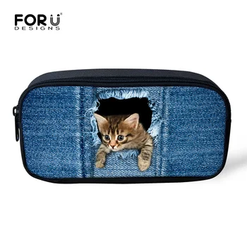 Cute 3D Animal Denim Cat Printing Makeup Bag Small Women Cosmetic bags Creative Children Boys Girls Pencil Bag Case High Quality
Cute 3D Animal Denim Cat Printing Makeup Bag Small Women Cosmetic bags Creative Children Boys Girls Pencil Bag Case High Quality