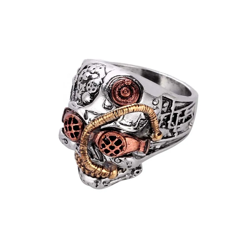 Hot Sale Gothic Punk Men Stainless Steel Ring Vintage Steampunk Hip Hop Skull Rings for Men Jewelry Accessories
Hot Sale Gothic Punk Men Stainless Steel Ring Vintage Steampunk Hip Hop Skull Rings for Men Jewelry Accessories