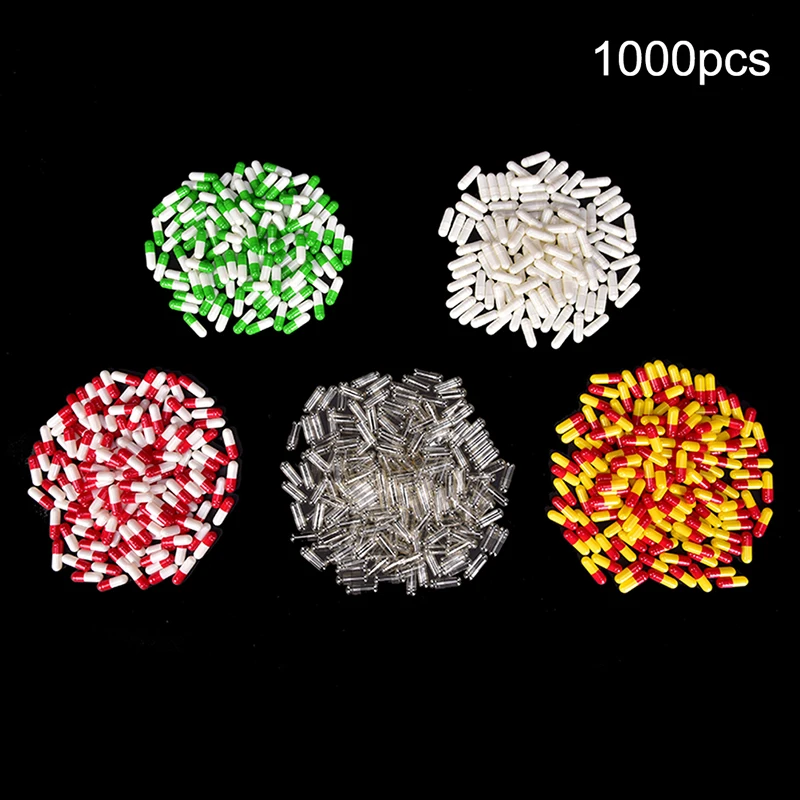 1000Pcs Multicolor Empty Capsules Gel Separated Box Delicate Box Bottle Capsule Shaped Smart Pill Box Storage Boxes & Bins
1000Pcs Multicolor Empty Capsules Gel Separated Box Delicate Box Bottle Capsule Shaped Smart Pill Box Storage Boxes & Bins