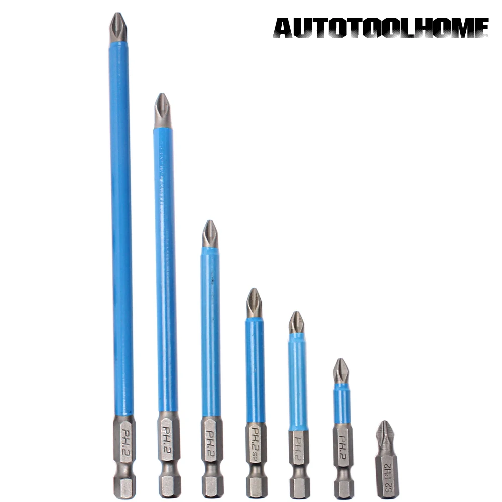 7PCS PH2 Anti Slip Electric Screwdriver Bit Set Bits Hex Shank Magnetic Bits 25mm 50mm 65mm 70mm 90mm 127mm 150mm
7PCS PH2 Anti Slip Electric Screwdriver Bit Set Bits Hex Shank Magnetic Bits 25mm 50mm 65mm 70mm 90mm 127mm 150mm