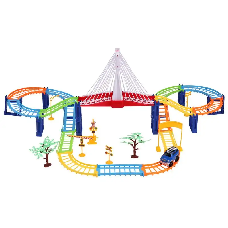 Miraculous Glowing Race Track Bend Flex Music Flash in the Dark Assembly Car Toy Racing Track Set Diecasts & Toy Vehicles
Miraculous Glowing Race Track Bend Flex Music Flash in the Dark Assembly Car Toy Racing Track Set Diecasts & Toy Vehicles