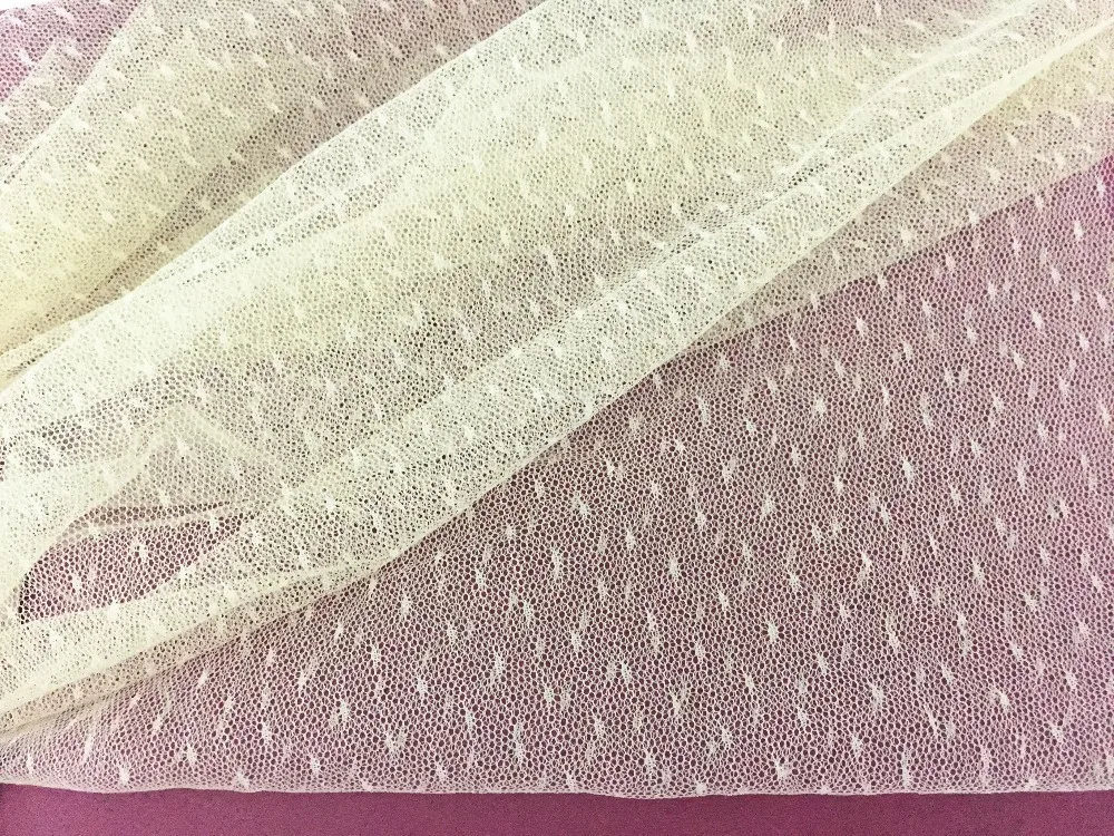 67" 170cm width 2meters/lot soft gauze net mesh Beige fabric polka dot net , wedding deco skirt curtain mosquito net cloth
67" 170cm width 2meters/lot soft gauze net mesh Beige fabric polka dot net , wedding deco skirt curtain mosquito net cloth