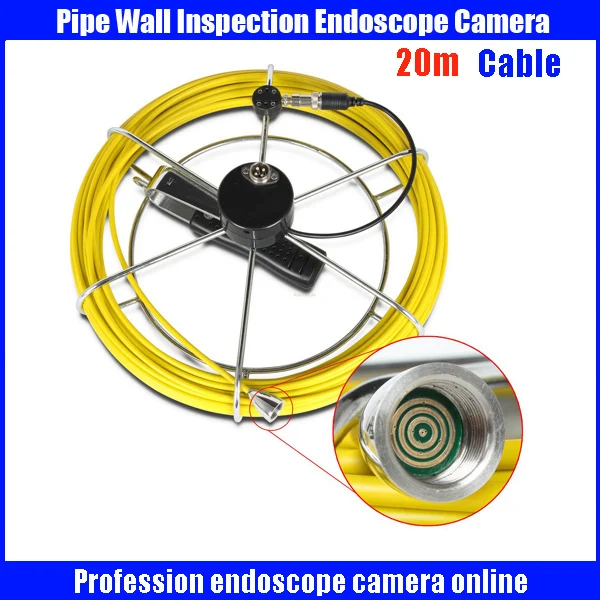 20m Profession Fiberglass cable for Snake UnderWater Sewer Drain Pipe Inspection Endoscope Camera
20m Profession Fiberglass cable for Snake UnderWater Sewer Drain Pipe Inspection Endoscope Camera