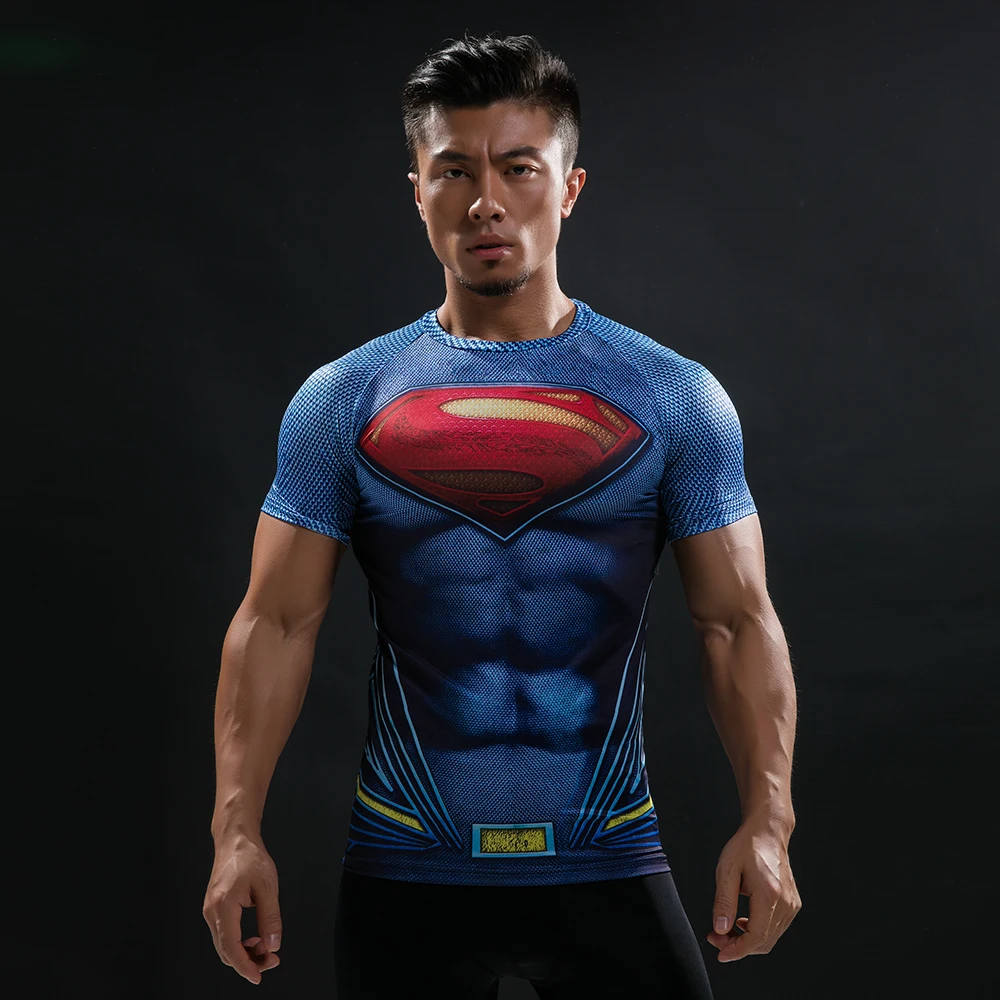 Summer Marvel Comic Avengers Superman T Shirt Men 3D Print Compression Men T-Shirt Short Sleeve Tshirt Fitness Tight Shirt Tops
Summer Marvel Comic Avengers Superman T Shirt Men 3D Print Compression Men T-Shirt Short Sleeve Tshirt Fitness Tight Shirt Tops