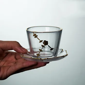 Creative Hand Painted Heat-resistant Teacup with Mini Tray Kit Office Master Tea Ceremony Accessories Puer Black Tea Cups Gifts
Creative Hand Painted Heat-resistant Teacup with Mini Tray Kit Office Master Tea Ceremony Accessories Puer Black Tea Cups Gifts