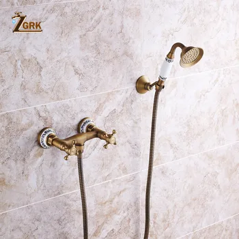 ZGRK Shower Faucets Brass Blue And White Bathtub Faucets Rain Shower HandHeld Bathroom Sanitary Wall Mount Shower Mixer Tap
ZGRK Shower Faucets Brass Blue And White Bathtub Faucets Rain Shower HandHeld Bathroom Sanitary Wall Mount Shower Mixer Tap