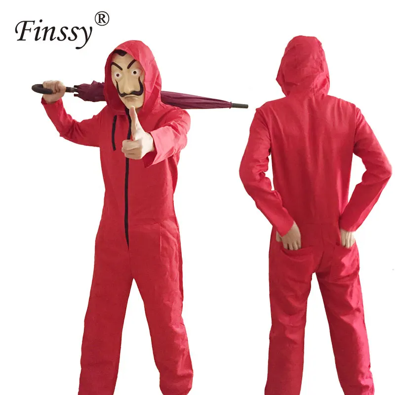 Money Heist The House of Paper La Casa De Papel Cosplay Costume for Men Women Salvador Dali Costume Halloween Carnival Costume
Money Heist The House of Paper La Casa De Papel Cosplay Costume for Men Women Salvador Dali Costume Halloween Carnival Costume