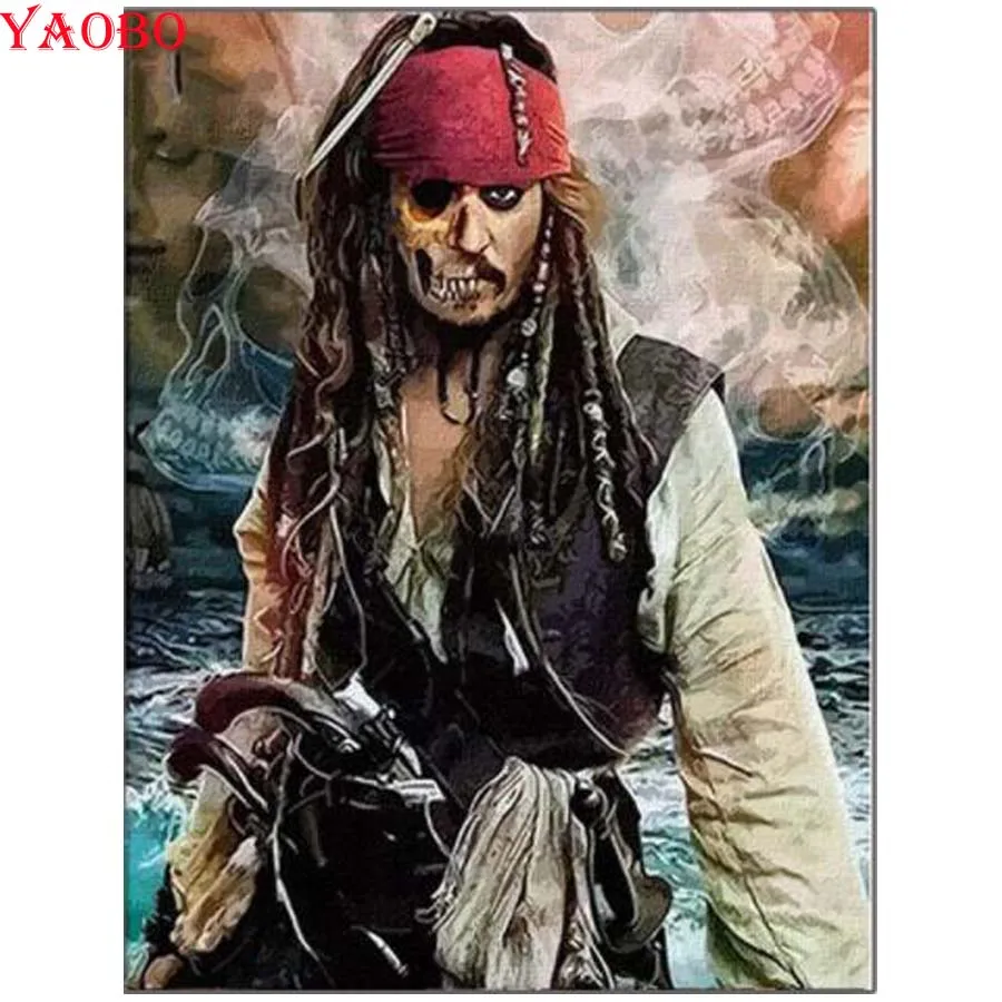 Full square round diamond painting movie Pirates of the Caribbean 5D DIY diamond embroidery cross stitch mosaic picture pastes
Full square round diamond painting movie Pirates of the Caribbean 5D DIY diamond embroidery cross stitch mosaic picture pastes