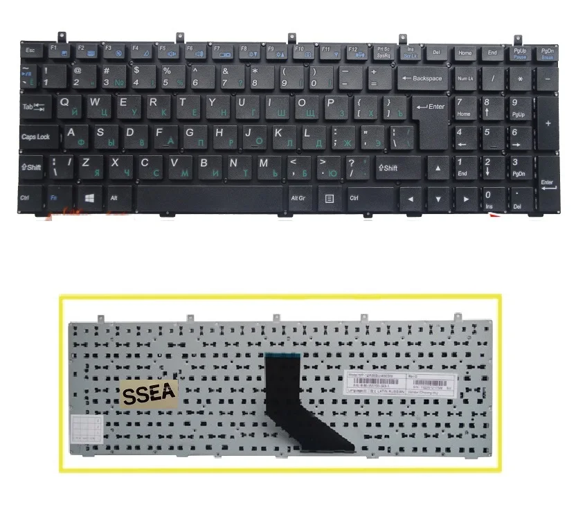 SSEA New Russian keyboard for Clevo W370ET W350ET W350ET W670SR W350SKQ W370STQ laptop RU keyboard free shipping
SSEA New Russian keyboard for Clevo W370ET W350ET W350ET W670SR W350SKQ W370STQ laptop RU keyboard free shipping