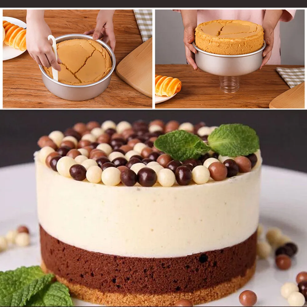 2/4/6/7/8 Inch Aluminum Alloy Non-stick DlY Round Shape 3D Cake Mold Baking Tools Bakeware Maker Mould Tray Baking
2/4/6/7/8 Inch Aluminum Alloy Non-stick DlY Round Shape 3D Cake Mold Baking Tools Bakeware Maker Mould Tray Baking