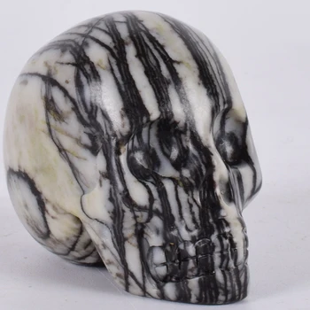 Natural Picasso Jasper Statue Skull Figurine Hand Carved Crystal Stone Healing Fengshui Mineral 2 " Home Decor Art Collectible
Natural Picasso Jasper Statue Skull Figurine Hand Carved Crystal Stone Healing Fengshui Mineral 2 " Home Decor Art Collectible