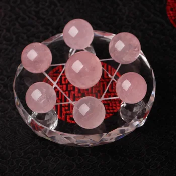Natural light powder of natural crystal natural powder crystal seven array ornaments powder crystal ball Zhaocai Wang love
Natural light powder of natural crystal natural powder crystal seven array ornaments powder crystal ball Zhaocai Wang love