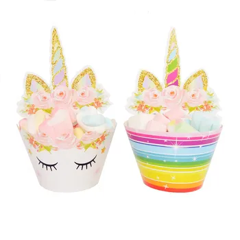 24Pc Unicorn Rainbow Cake Topper Cake Packaging Birthday Party Cake Decoration Baby Shower Unicorn Party Children Center Party,Q
24Pc Unicorn Rainbow Cake Topper Cake Packaging Birthday Party Cake Decoration Baby Shower Unicorn Party Children Center Party,Q