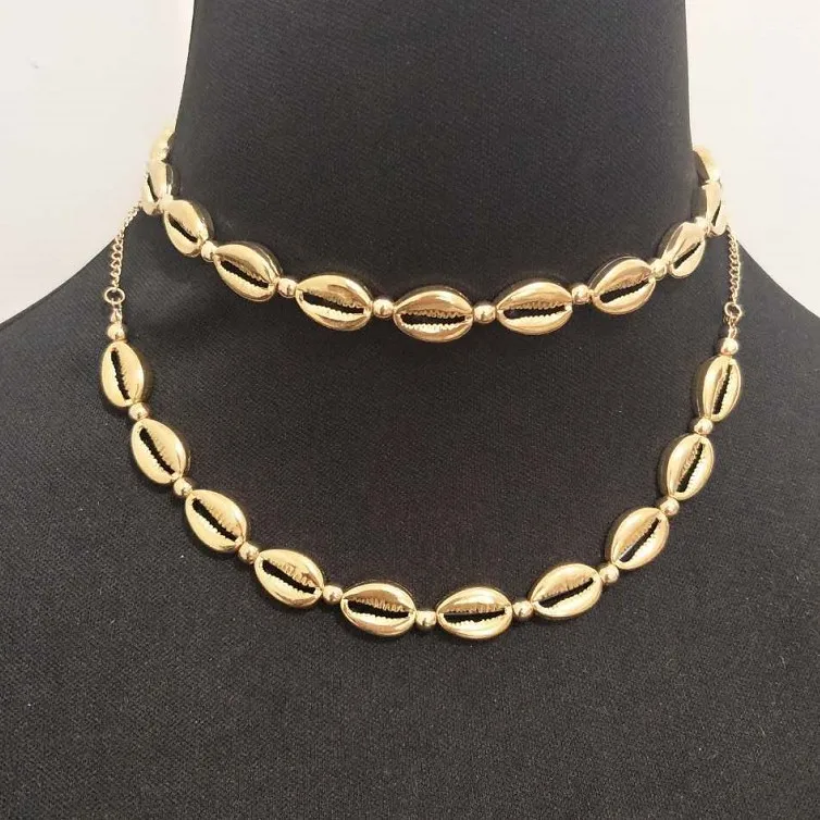 boho Hawaiian Sea Shell Necklace Choker Jewelry Bohemian Beach Tassel Necklace Shell Gold Color Chain For Women Collar Chocker
boho Hawaiian Sea Shell Necklace Choker Jewelry Bohemian Beach Tassel Necklace Shell Gold Color Chain For Women Collar Chocker
