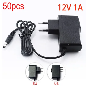 50PCS 100-240V 12V 1000mA AC to DC Power Adapter Supply Charger adapter for LED Strip Light CCTV Camera EU Plug 5.5mm x 2.5mm
50PCS 100-240V 12V 1000mA AC to DC Power Adapter Supply Charger adapter for LED Strip Light CCTV Camera EU Plug 5.5mm x 2.5mm