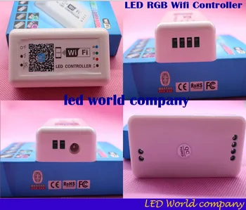 LED RGB Wifi Controller Wireless APP Control for SMD 5050 3528 RGB strips Tape Lights for iOS iPhone Android Smartphone Tablet
LED RGB Wifi Controller Wireless APP Control for SMD 5050 3528 RGB strips Tape Lights for iOS iPhone Android Smartphone Tablet