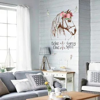 boho gypsy chic spirit Horse head personality PVC wall stickers skirting board living room kids bedroom balcony home decoration
boho gypsy chic spirit Horse head personality PVC wall stickers skirting board living room kids bedroom balcony home decoration