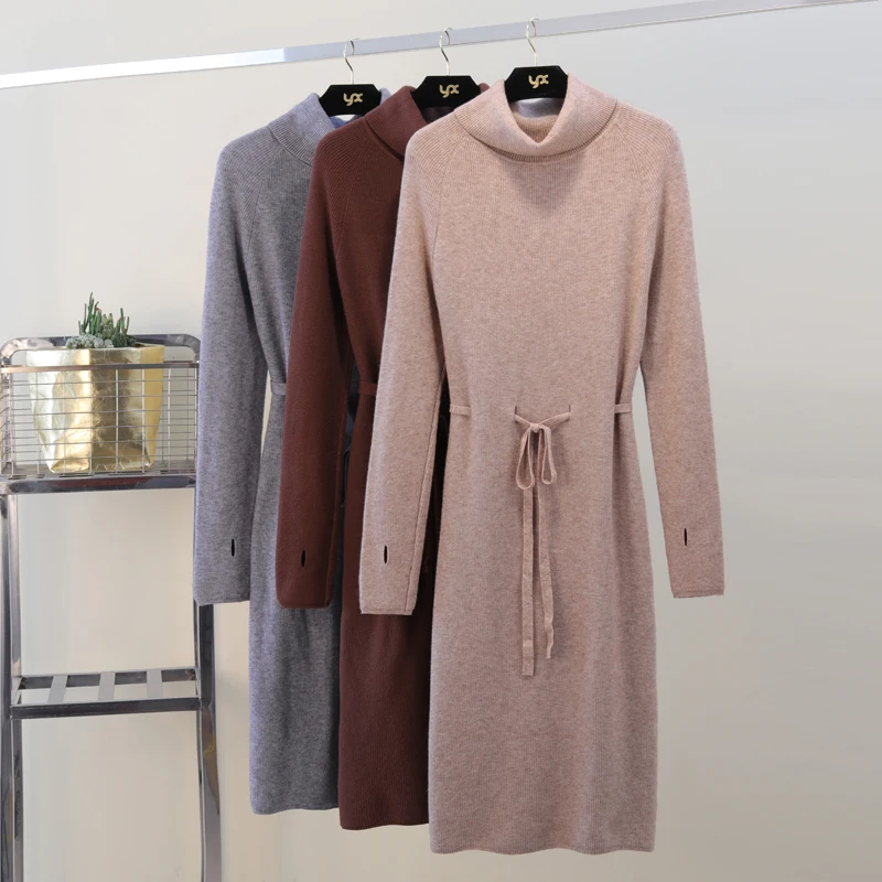 BYGOUBY Vintage Style Women Sweater Dress Thumb Hold Long Straight Dress Sashes Autumn Winter Stretchy Pullover Sweater Dresses
BYGOUBY Vintage Style Women Sweater Dress Thumb Hold Long Straight Dress Sashes Autumn Winter Stretchy Pullover Sweater Dresses