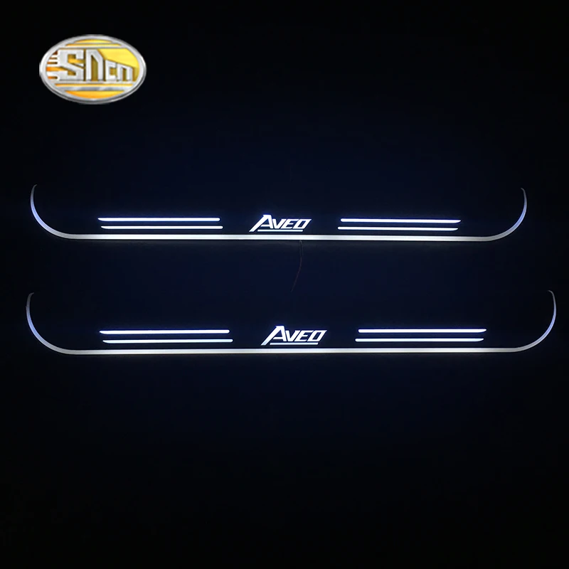 SNCN LED door sill for Chevrolet Aveo Led moving lights door scuff plate welcome door sill light Welcome pedal
SNCN LED door sill for Chevrolet Aveo Led moving lights door scuff plate welcome door sill light Welcome pedal