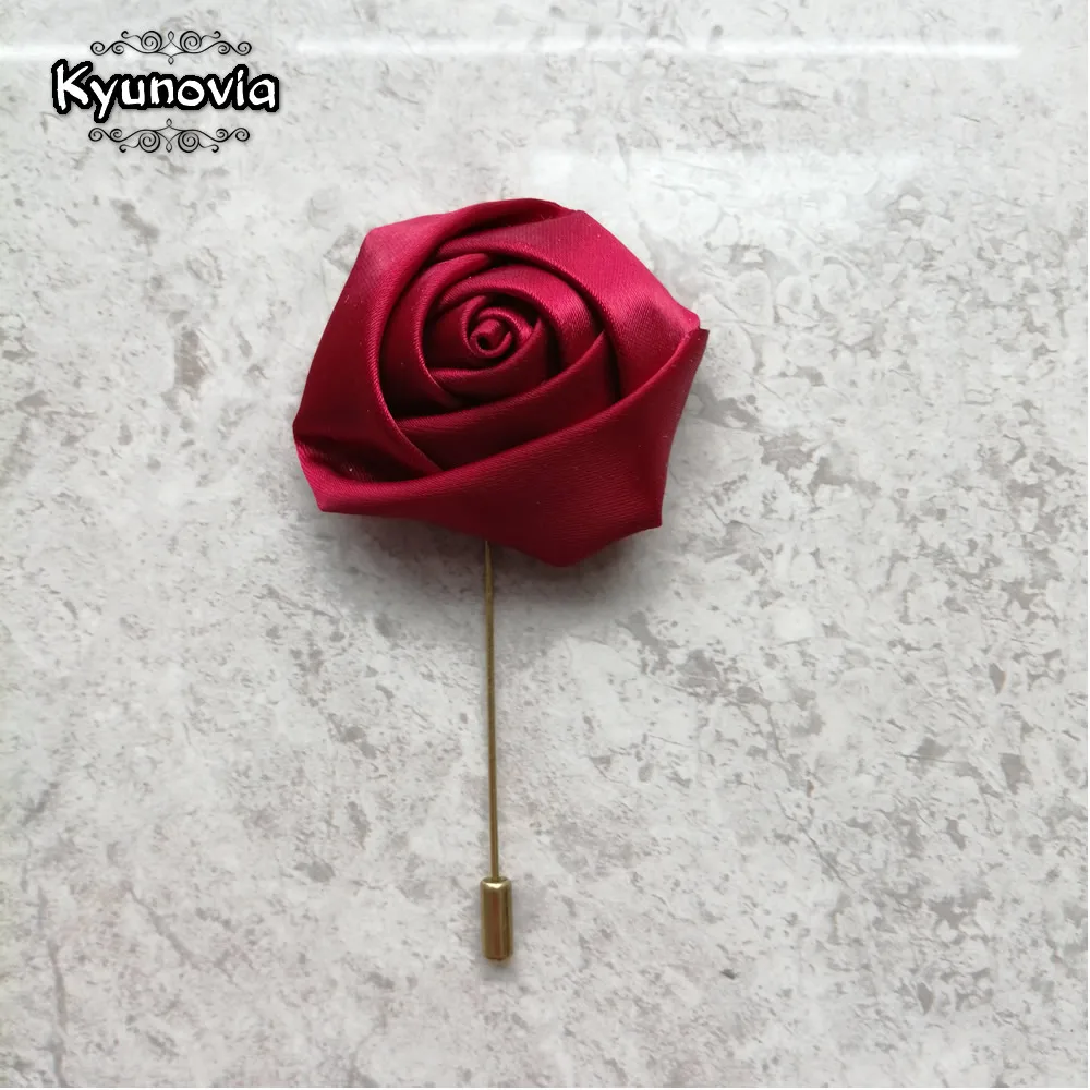 Kyunovia simple silk rose Buttonholes Ceremony Best Man Pin Groom Groomsmen Buttonhole Wedding Boutonniere Prom Suit pin D140
Kyunovia simple silk rose Buttonholes Ceremony Best Man Pin Groom Groomsmen Buttonhole Wedding Boutonniere Prom Suit pin D140