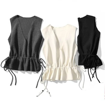 Smpevrg lady vests cashmere sweater female pullover vests V-neck sleeveless short pullover women sweater knitted jumpers outwear
Smpevrg lady vests cashmere sweater female pullover vests V-neck sleeveless short pullover women sweater knitted jumpers outwear