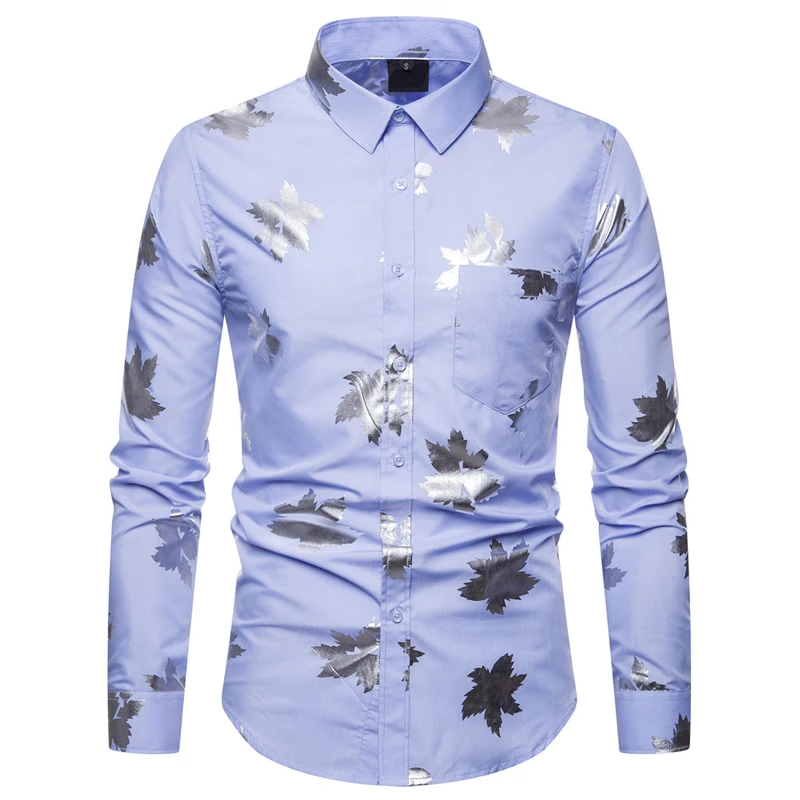 Luxury Gold Foil Print Shirt 2018 Summer Long Sleeve Casual Men's Dress Shirts Wedding Tuxedo Shirt Male Stage Singer Shirt Tops
Luxury Gold Foil Print Shirt 2018 Summer Long Sleeve Casual Men's Dress Shirts Wedding Tuxedo Shirt Male Stage Singer Shirt Tops