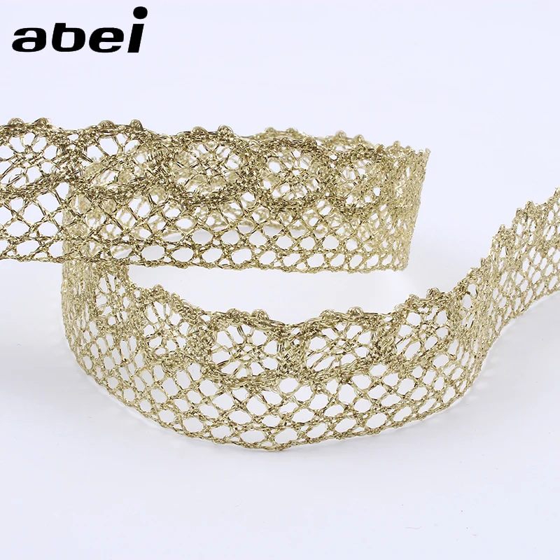 5Yards Knitted Gold Lace Trims Diy Cosplay Stage Performance Clothes Dress Material Handmade Lace Ribbon Garment Accessories
5Yards Knitted Gold Lace Trims Diy Cosplay Stage Performance Clothes Dress Material Handmade Lace Ribbon Garment Accessories