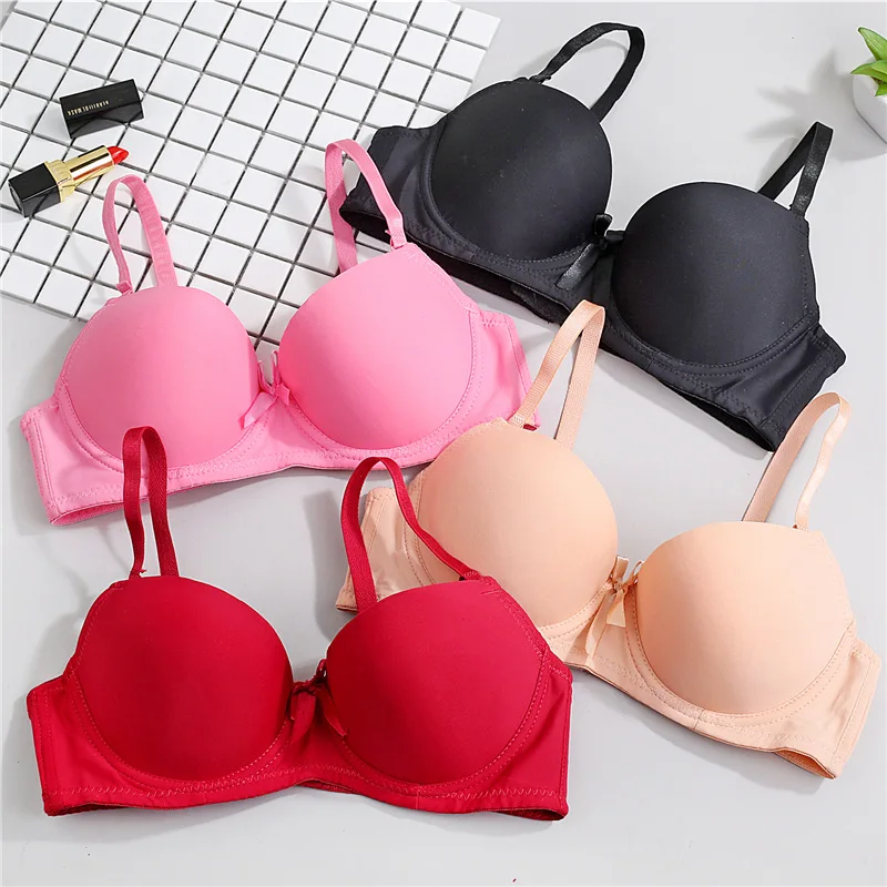 Seamless Bow Bras For Women Lingerie Sexy Bra Push Up Bralette A B Cup Underwire Brassiere Soft Female Intimates Underwear
Seamless Bow Bras For Women Lingerie Sexy Bra Push Up Bralette A B Cup Underwire Brassiere Soft Female Intimates Underwear