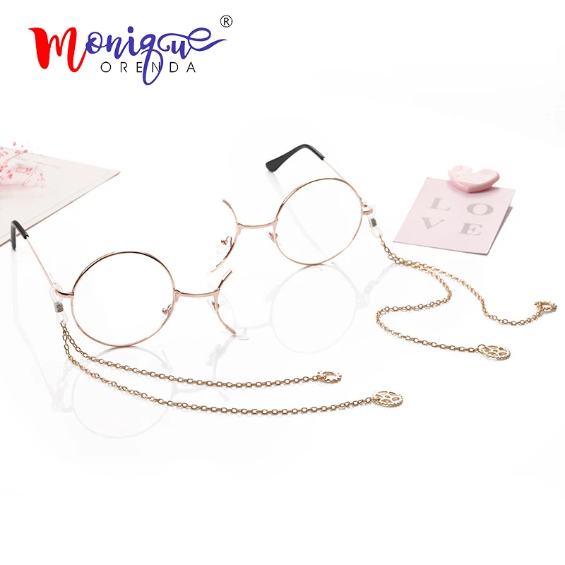 Vintage glasses with chain one eye round metal frame optical glasses steam punk style retro eyeglasses half frame
Vintage glasses with chain one eye round metal frame optical glasses steam punk style retro eyeglasses half frame
