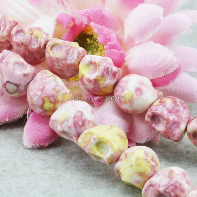 Multicolor Riverstones Rainbow Semi-precious Stone Skull For Women Girl 12mm Loose DIY Beads Women Fashion Jewelry Making Design
Multicolor Riverstones Rainbow Semi-precious Stone Skull For Women Girl 12mm Loose DIY Beads Women Fashion Jewelry Making Design