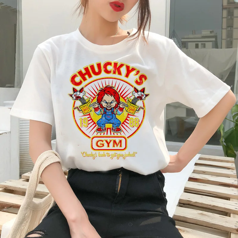 chucky t shirt Horror women top new new streetwear streetwear ulzzang tee t-shirt fashion female shirts femme tshirt clothes
chucky t shirt Horror women top new new streetwear streetwear ulzzang tee t-shirt fashion female shirts femme tshirt clothes