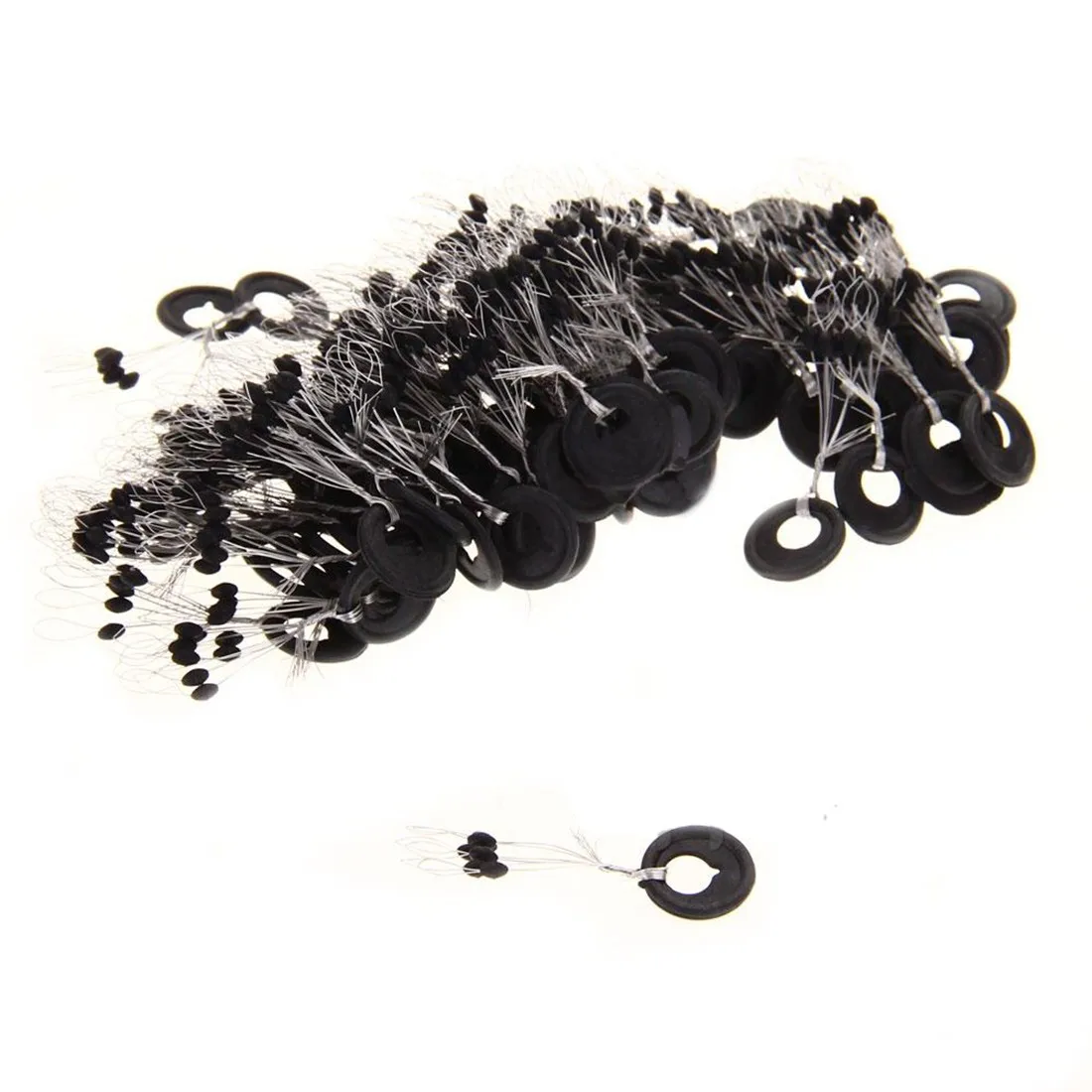 New High Quality Durable 100pcs Fishing Rubber Float Bobber Stop Pitch Sinker Medium pesca accessories Random Color
New High Quality Durable 100pcs Fishing Rubber Float Bobber Stop Pitch Sinker Medium pesca accessories Random Color