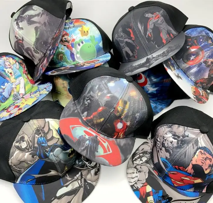 New 1pcs kids boys lovely avengers spider-man batman superman Fashion Sun Hat Casual Cosplay Baseball Cap children party gifts
New 1pcs kids boys lovely avengers spider-man batman superman Fashion Sun Hat Casual Cosplay Baseball Cap children party gifts