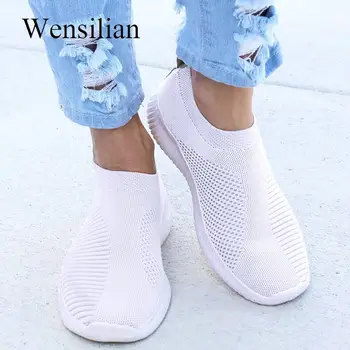Summer Sneakers Women Trainers Knitted Vulcanized Sock Shoes Sneakers Slip On tenis feminino Mesh Comfy Zapatos Mujer Casual
Summer Sneakers Women Trainers Knitted Vulcanized Sock Shoes Sneakers Slip On tenis feminino Mesh Comfy Zapatos Mujer Casual