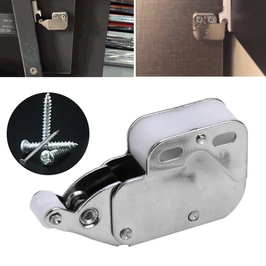 Mini Push Spring Clip Lock Catch Latch Cabinets Anti-Theft Cupboard Doors Lock With Cross Keys For Furniture Hardware
Mini Push Spring Clip Lock Catch Latch Cabinets Anti-Theft Cupboard Doors Lock With Cross Keys For Furniture Hardware