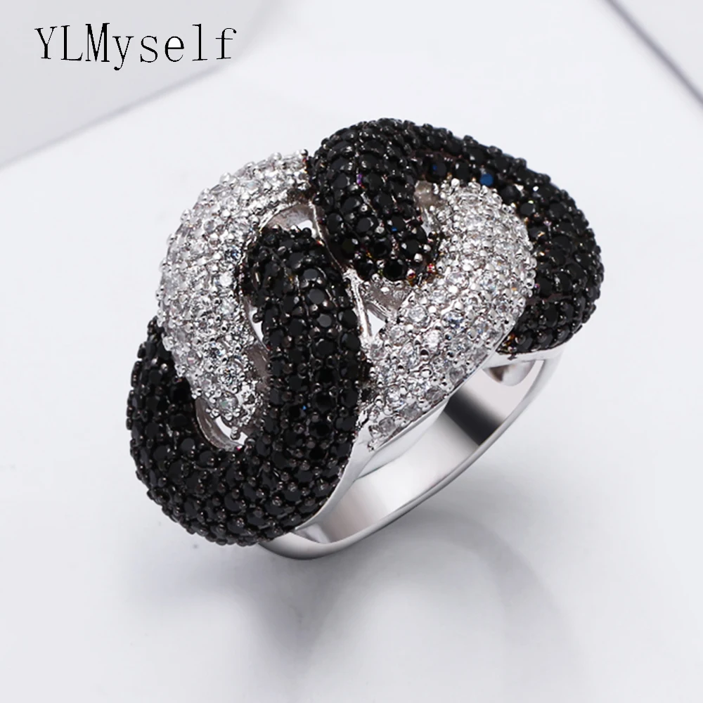 Amazing Black 2 tone finger ring micro pave jet and clear CZ jewelry high quality Zirconia Rings
Amazing Black 2 tone finger ring micro pave jet and clear CZ jewelry high quality Zirconia Rings