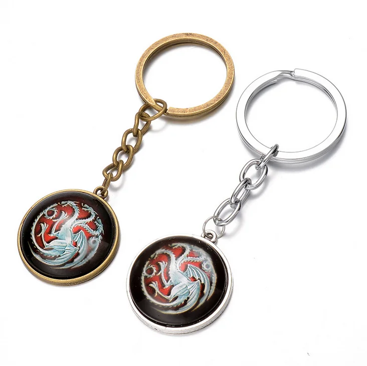 Hot! glass pendant Game of Throne famille Targaryen glass movie choker Keychain bijoux summer style Vintage movie jewelry
Hot! glass pendant Game of Throne famille Targaryen glass movie choker Keychain bijoux summer style Vintage movie jewelry