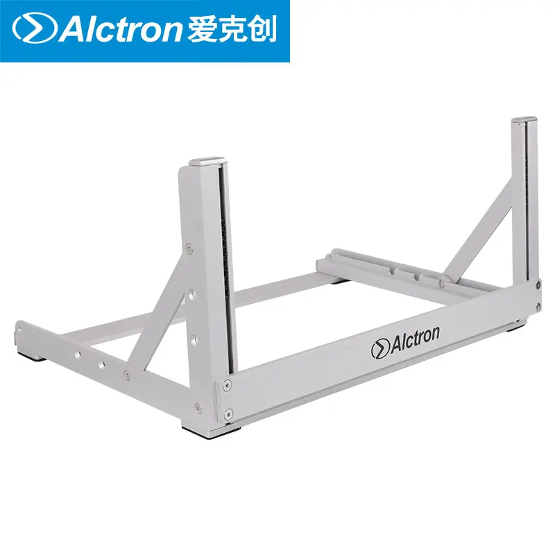 Alctron RS19-4U RS19 series quality alum-alloy stage audio rack adjustable angle foldable desktop studio rack insert 4 devices
Alctron RS19-4U RS19 series quality alum-alloy stage audio rack adjustable angle foldable desktop studio rack insert 4 devices