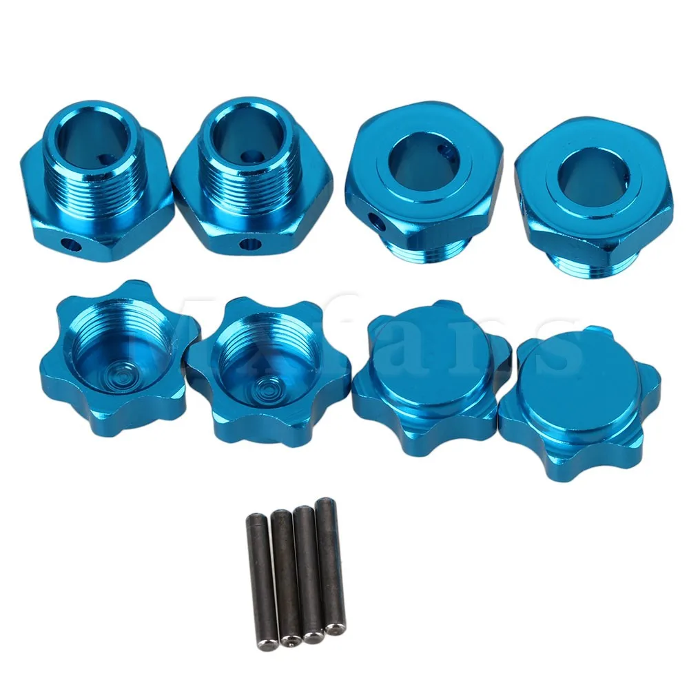 Mxfans 4pcs Aluminum Wheel Rim 17mm Hex Hub Nut Cover Pin for RC 1:8 Buggy Mxfans T10061 Blue
Mxfans 4pcs Aluminum Wheel Rim 17mm Hex Hub Nut Cover Pin for RC 1:8 Buggy Mxfans T10061 Blue