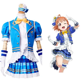 2016 New LoveLive! Love Live! Sunshine!! Aqours Takami Chika Uniform Dress Halloween Cosplay Costume Free Shipping Full Set
2016 New LoveLive! Love Live! Sunshine!! Aqours Takami Chika Uniform Dress Halloween Cosplay Costume Free Shipping Full Set