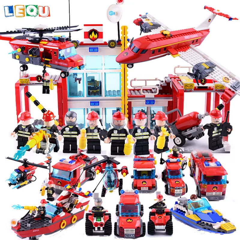 City Fire Rescue Set Truck Building Blocks 119 Firefighter Station Helicopter Plane Ship Model Bricks Educational Toy LegoINGlys
City Fire Rescue Set Truck Building Blocks 119 Firefighter Station Helicopter Plane Ship Model Bricks Educational Toy LegoINGlys