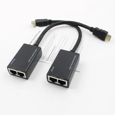 by dhl or ems 100pairs HDMI Extender Transmitter 1pair HDMI Over RJ45 CAT5e CAT6 LAN Extender Repeater Up To100ft Cable
by dhl or ems 100pairs HDMI Extender Transmitter 1pair HDMI Over RJ45 CAT5e CAT6 LAN Extender Repeater Up To100ft Cable