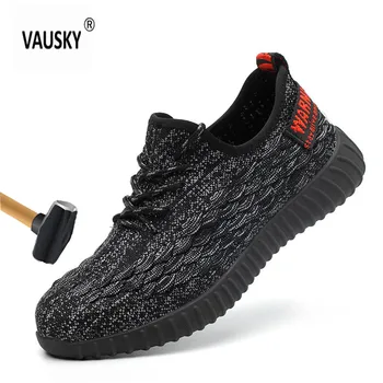 vausky New Men's Fashion Safety Shoes Breathable Flying Woven Anti-smashing Steel Toe Cap Anti-piercing Fiber Work Shoes
vausky New Men's Fashion Safety Shoes Breathable Flying Woven Anti-smashing Steel Toe Cap Anti-piercing Fiber Work Shoes