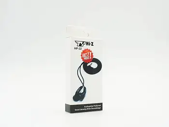 TY Hi-Z TY 32ohm High-Fidelity Quality Flat-Head Earphone Earbuds with International Package
TY Hi-Z TY 32ohm High-Fidelity Quality Flat-Head Earphone Earbuds with International Package